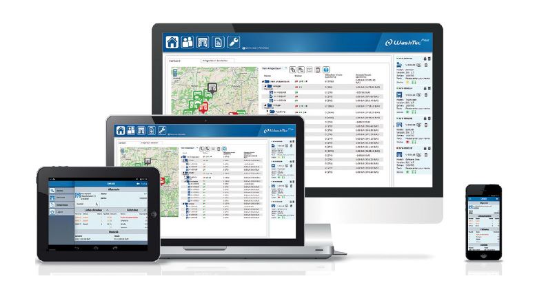 Real-time remote monitoring of your car wash bays with Mark VII Plus by desktop, tablet, mobile.